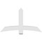 Ekena Millwork Bellingham Architectural Grade PVC Gable Bracket, 60"W x 35"H x 4"D x 6"F, 14/12 Pitch GBP060X35X0406BEL00 - alternate 2
